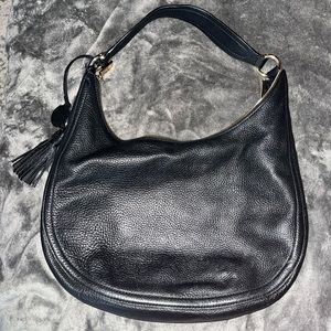 Black Michael Kors hobo shoulder bag.